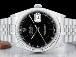 Rolex Datejust 36 Jubilee Royal Black Onyx Dial Service Guarantee 16234